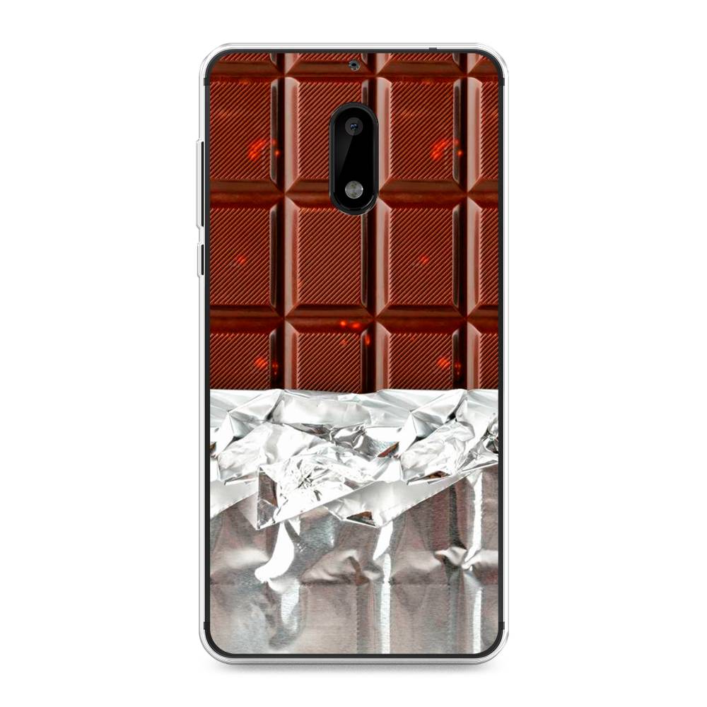 

Чехол на Nokia 6 "Шоколад в обертке", Коричневый, 120350-6