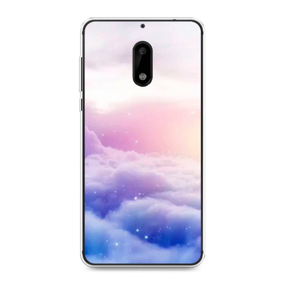 

Чехол на Nokia 6 "Небеса", Голубой;белый;розовый, 120350-2