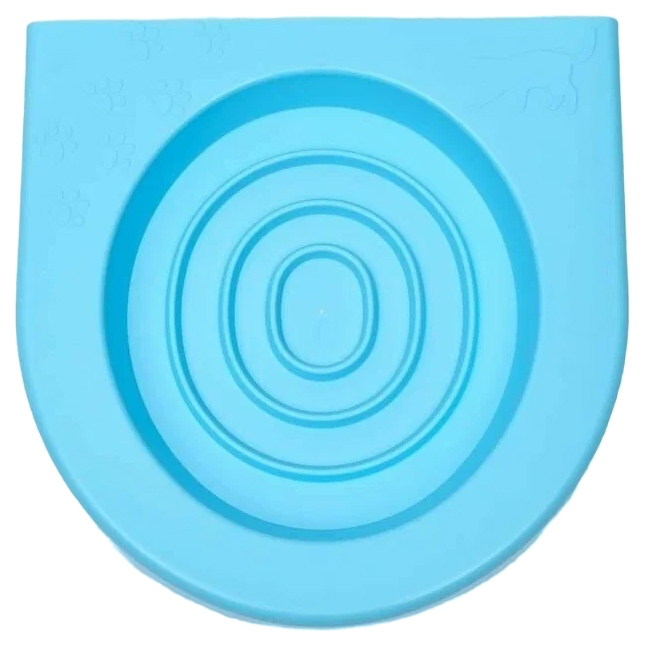 Лоток для приучения кошек к унитазу Пижон, голубой, 39,2х38,7х3 см