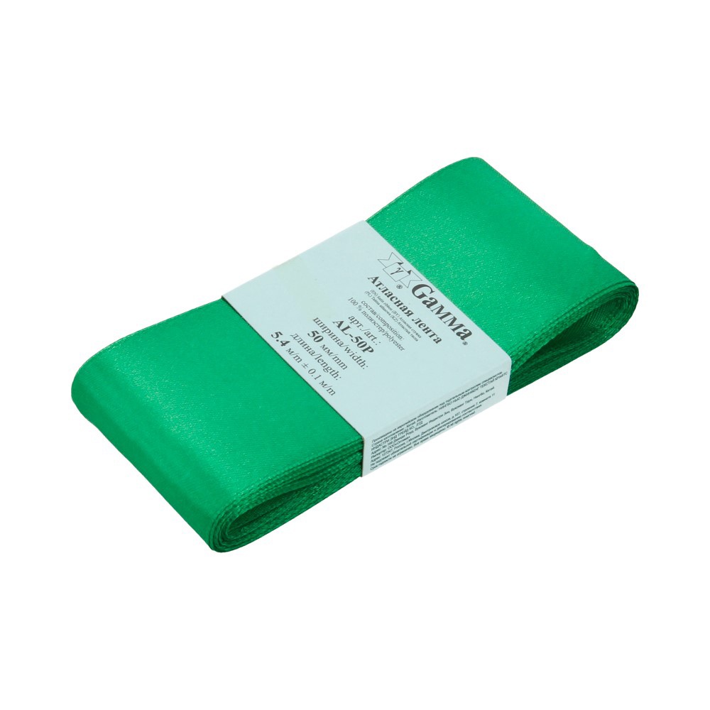 

Лента Gamma 50 мм, 5,4 м, № 019, цвет зеленый