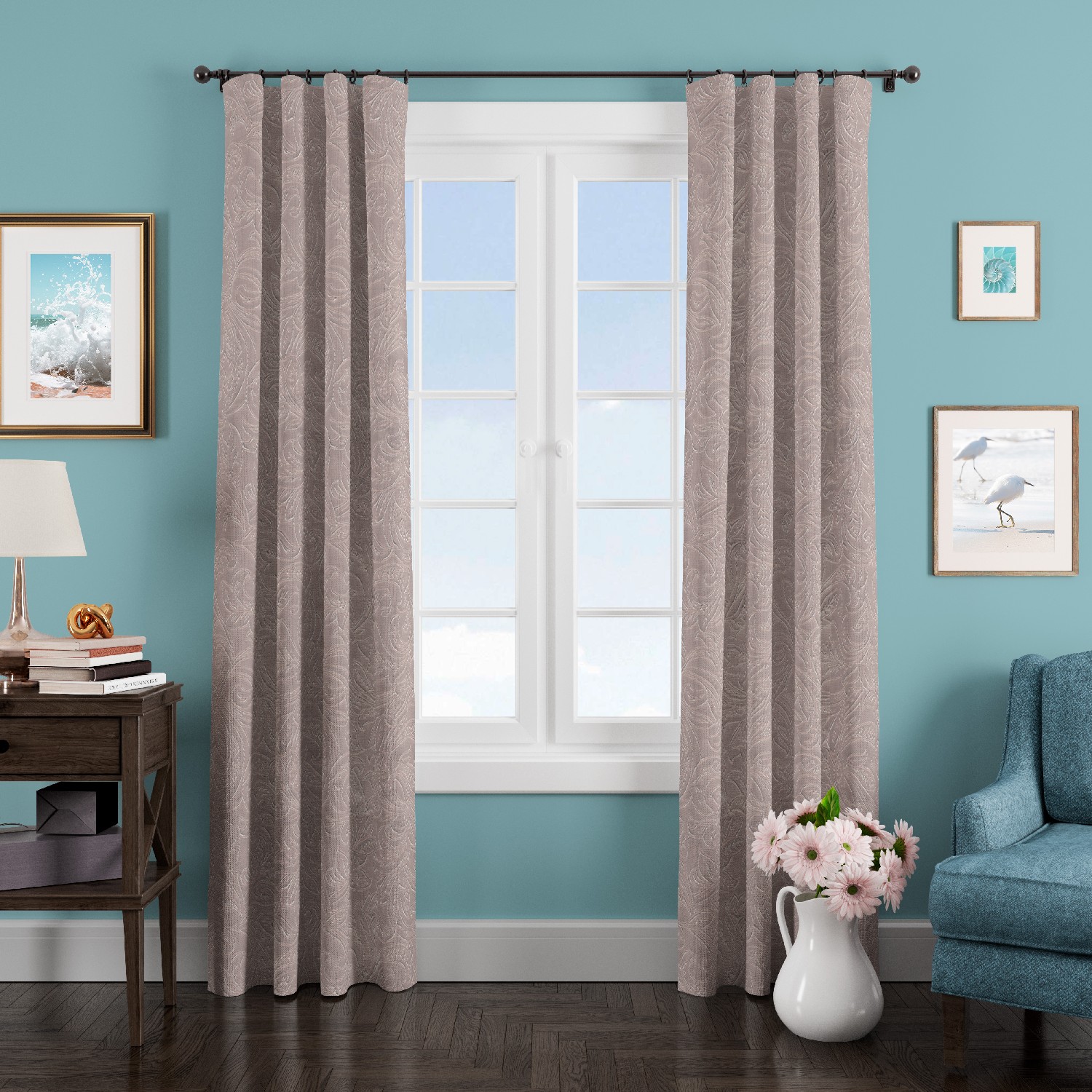 

Eleganta Шторы Eleganta, Жаккард trc285937, 140х270-2 шт