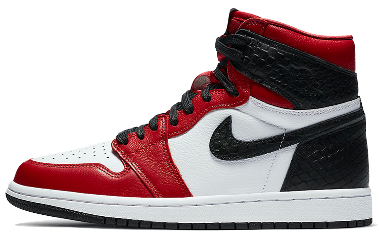 

Кеды унисекс Jordan Air Jordan 1 High OG Satin Red красные 44.5 EU, Красный, Air Jordan 1 High OG Satin Red