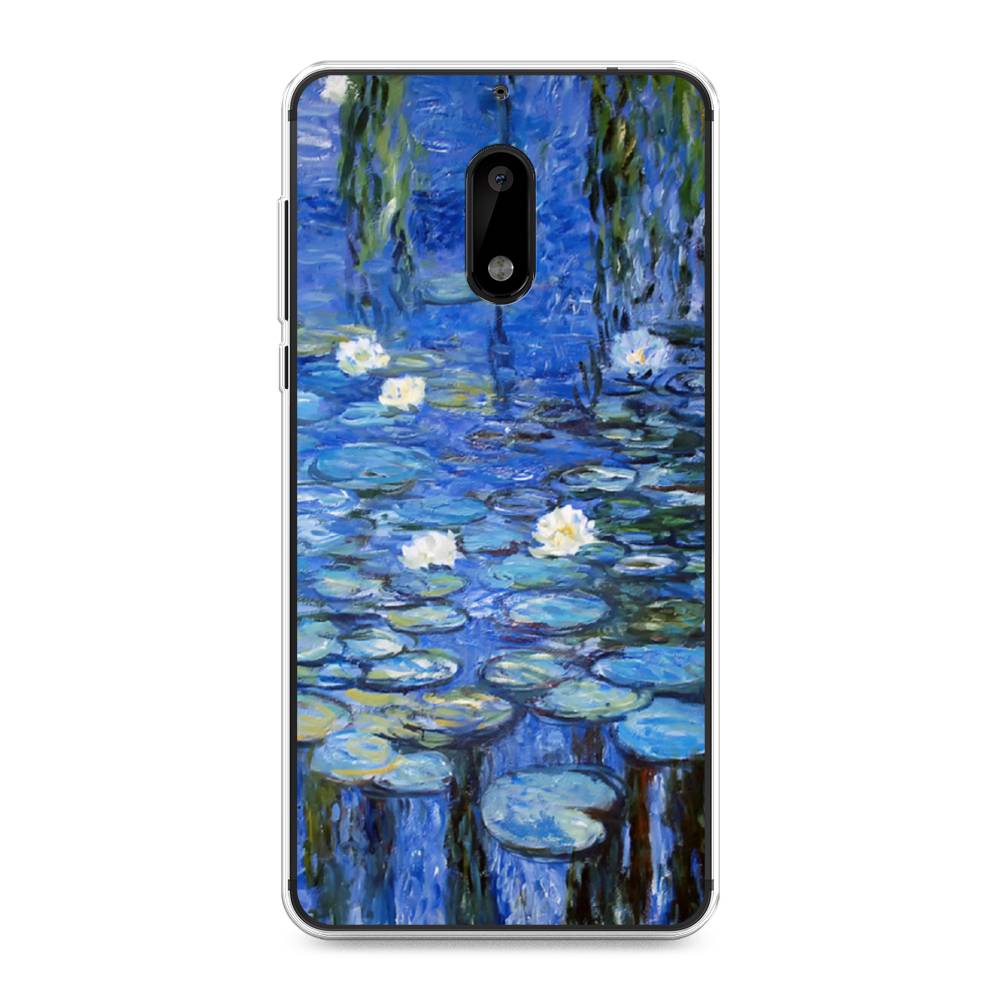 

Чехол на Nokia 6 "Нарисованный пруд", Синий;зеленый, 120350-4