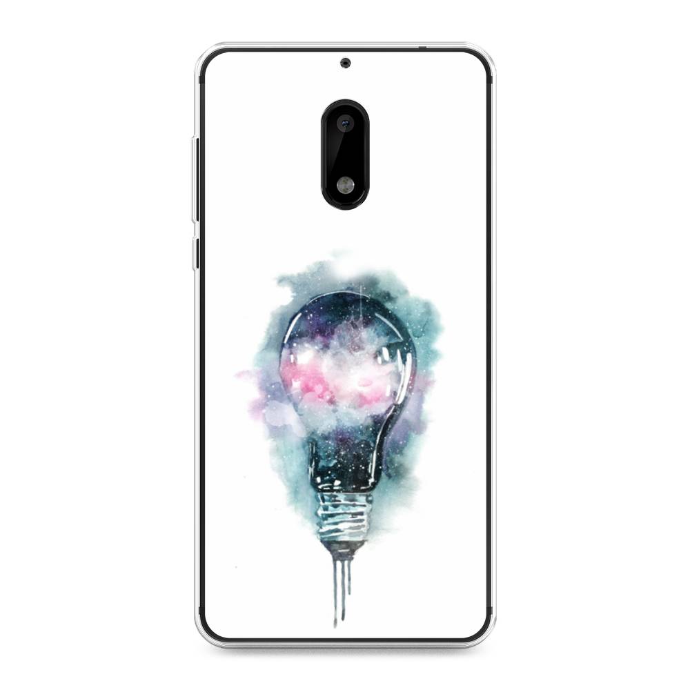 

Чехол на Nokia 6 "Волшебная лампа", Белый;серый, 120350-4