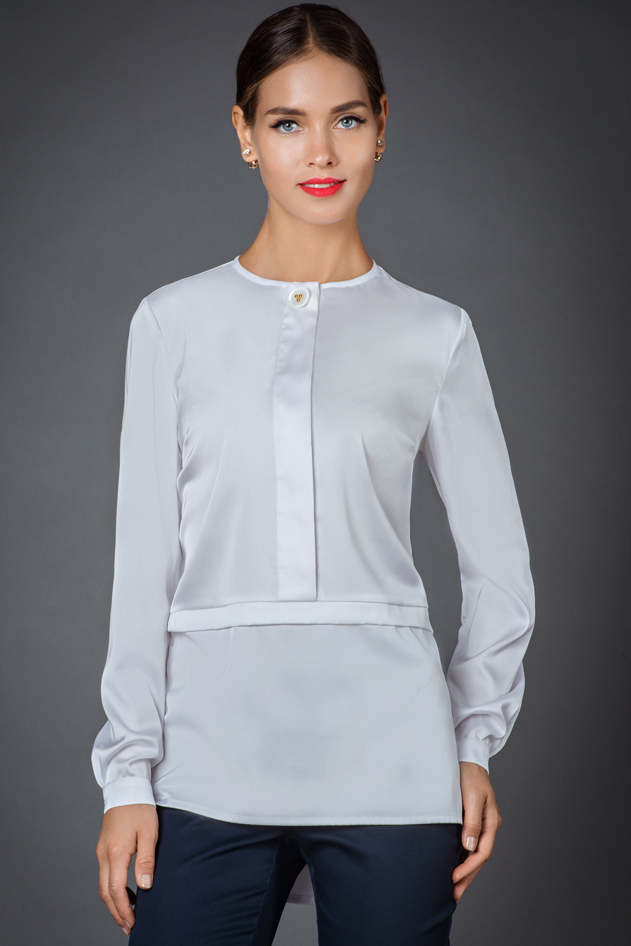 Блуза женская Арт-Деко R-1257 белая 42 RU