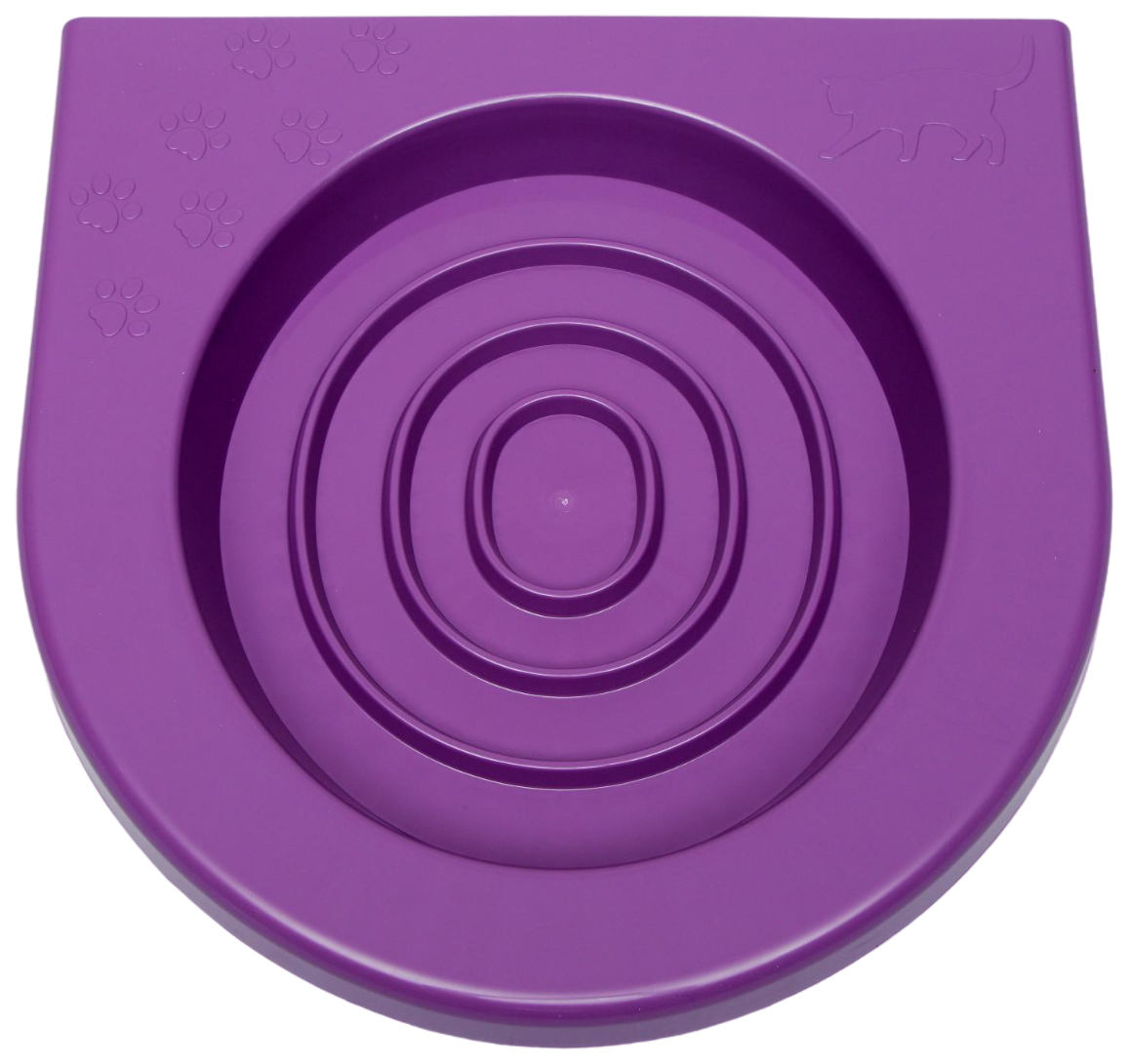 Лоток для приучения кошек к унитазу Пижон, фиолетовый, 39,2х38,7х3 см