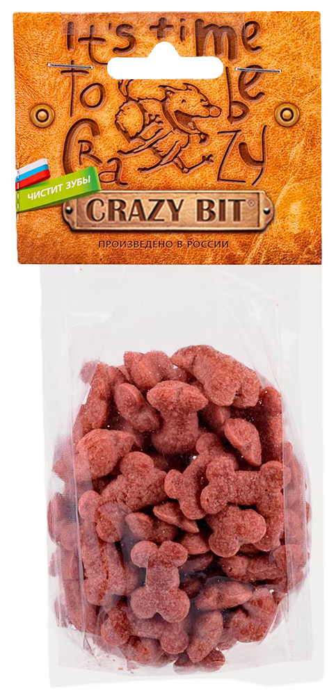 

Лакомство для собак TiTBiT Crazy Bit Хрустящие косточки с телятиной 65 г 2 шт