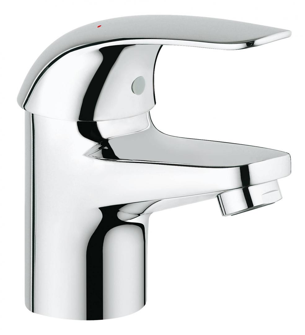 фото Смеситель для раковины grohe euroeco, хром (32734000)