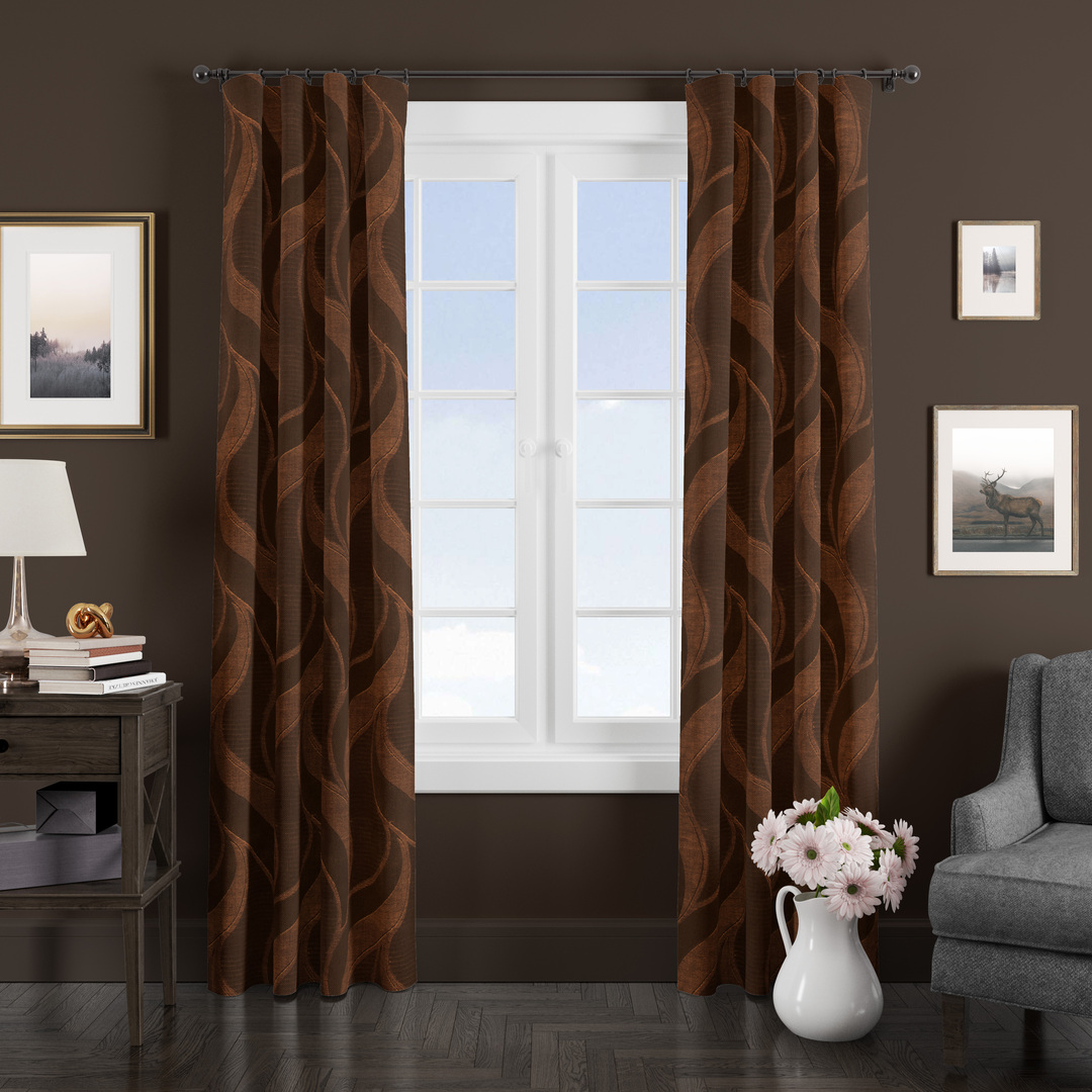 

Eleganta Шторы Eleganta, Жаккард trc369805, 140х250-2 шт