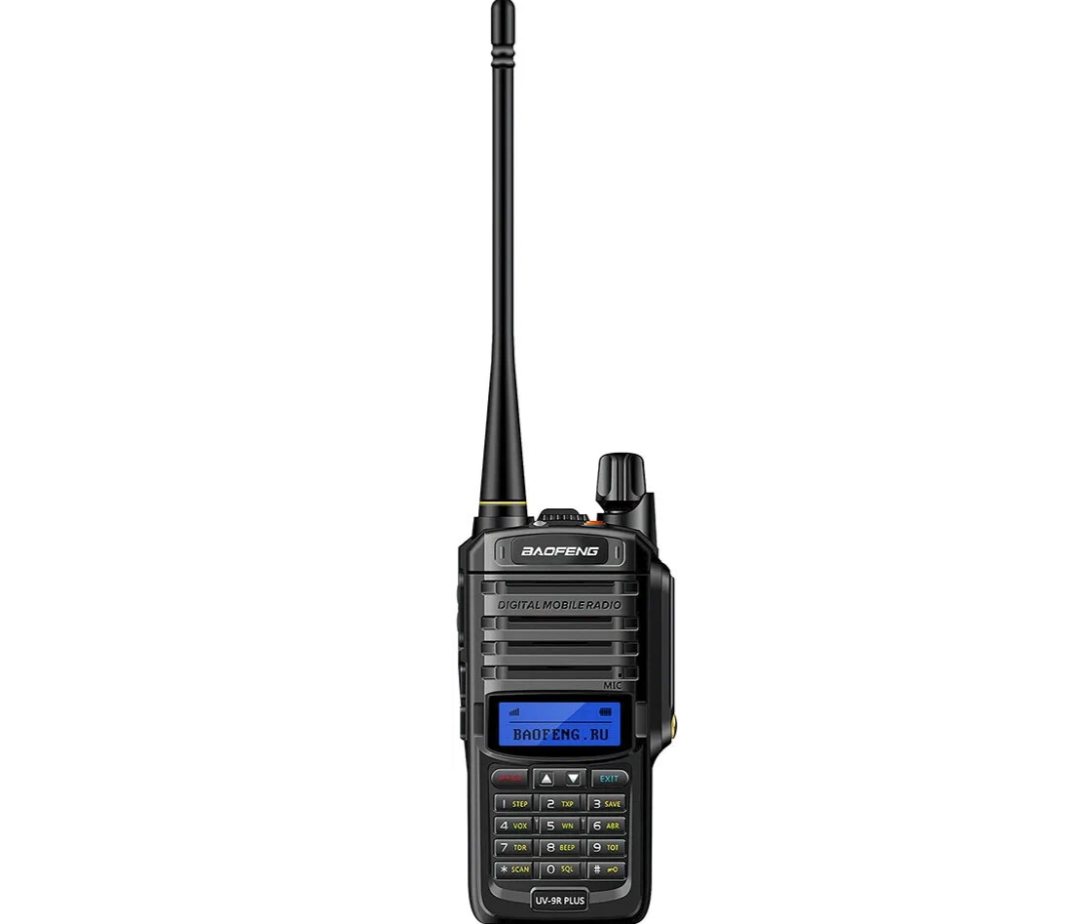 

Рация BAOFENG UV-9RPlus 800 мАч 10 Вт влагозащищенная радиостанция, Черный, UV-9RPlus