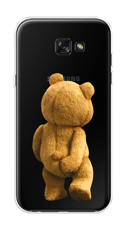 

Чехол на Samsung Galaxy A7 2017 "Медвежья спина", Коричневый;прозрачный, 20950-1