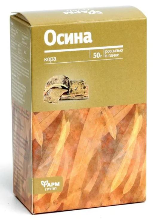 Кора осины Алтай-Фарм, 50 г