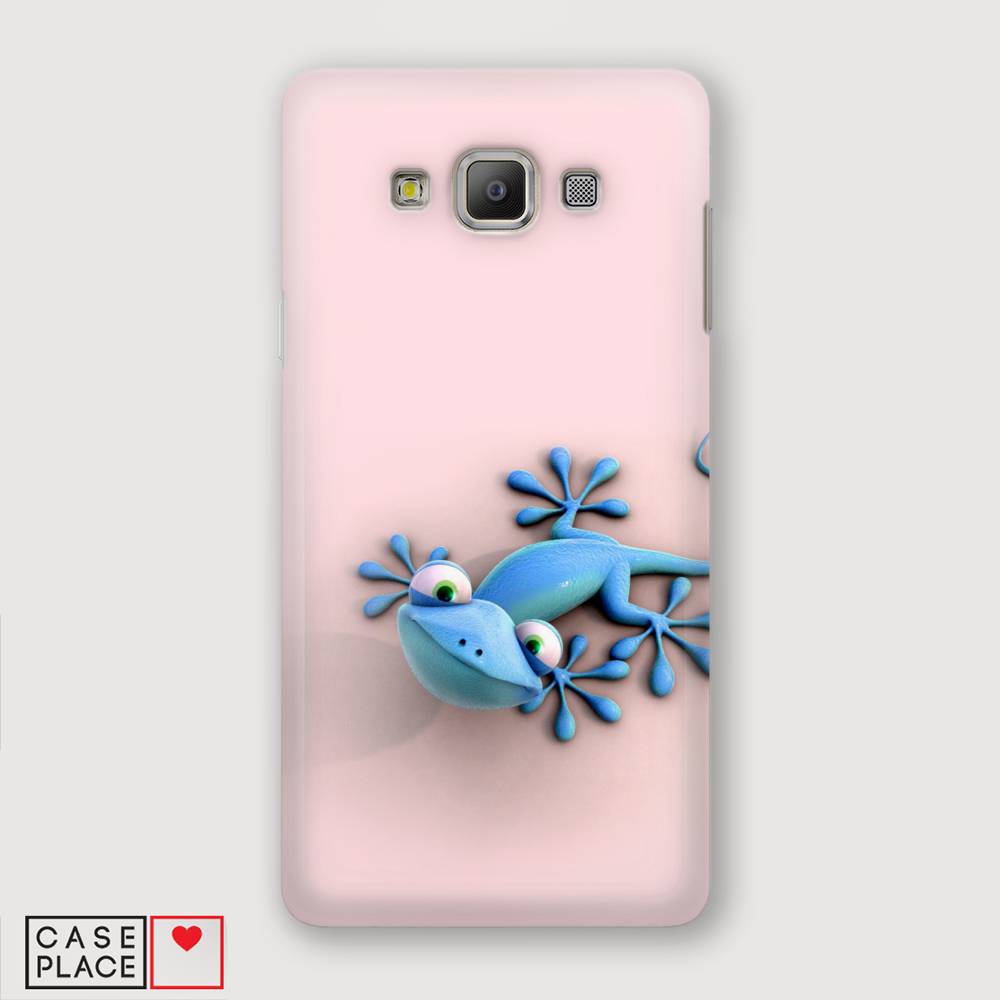 

Чехол Awog "Голубая ящерка" для Samsung Galaxy A3, 20120-1