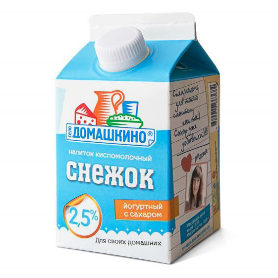 

Снежок Село Домашкино 2,5% 450 мл