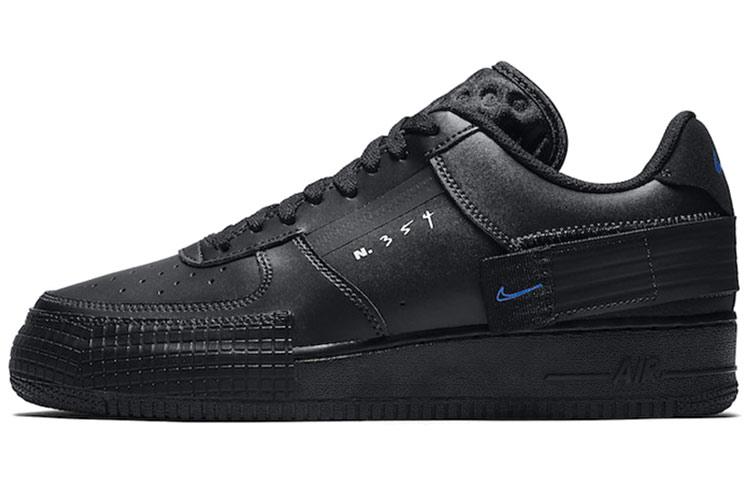 

Кеды унисекс Nike Air Force 1 Low Type Triple Black черные 36.5 EU, Черный, Air Force 1 Low Type Triple Black