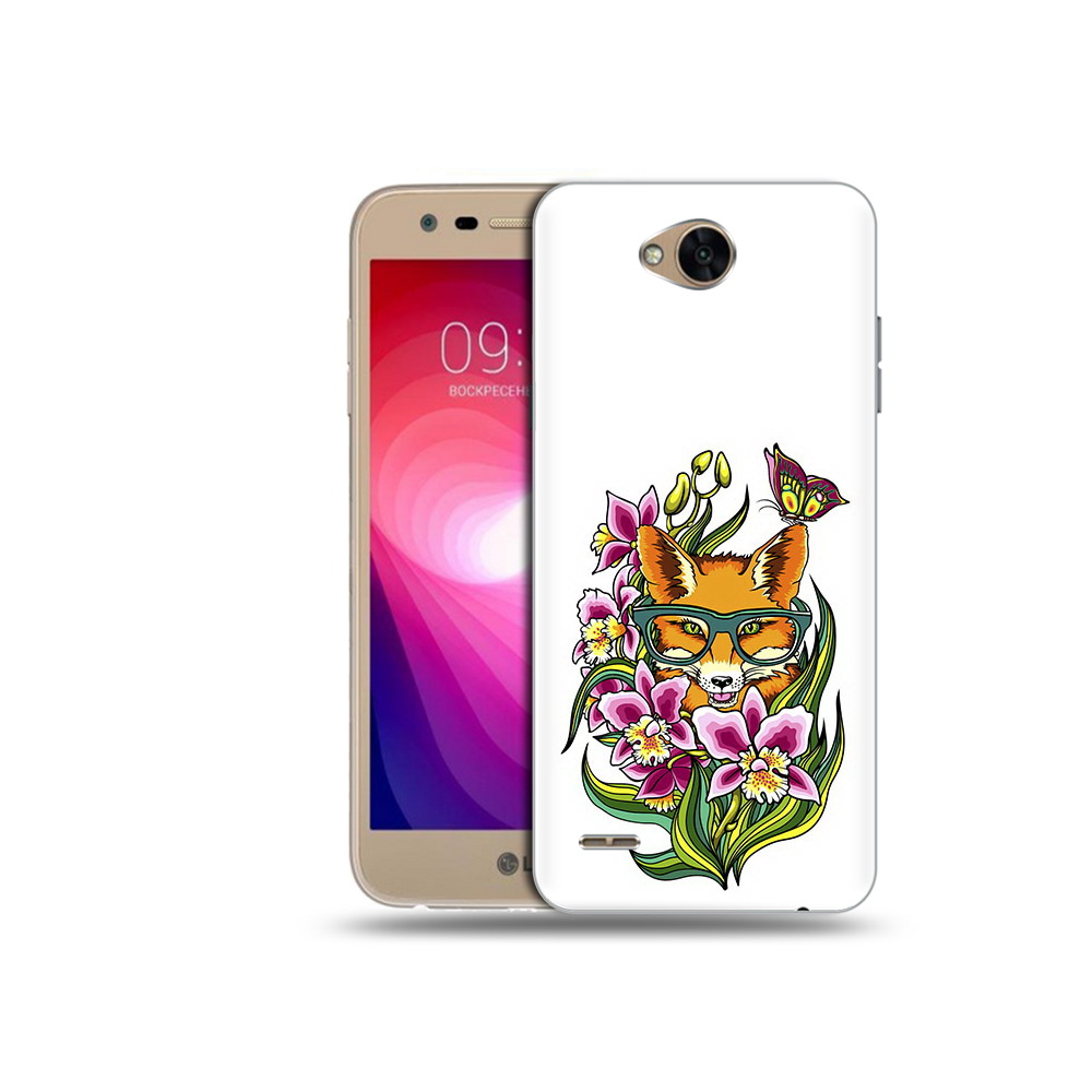 

Чехол MyPads Tocco для LG X Power 2 Лиса в цветах, Прозрачный, Tocco