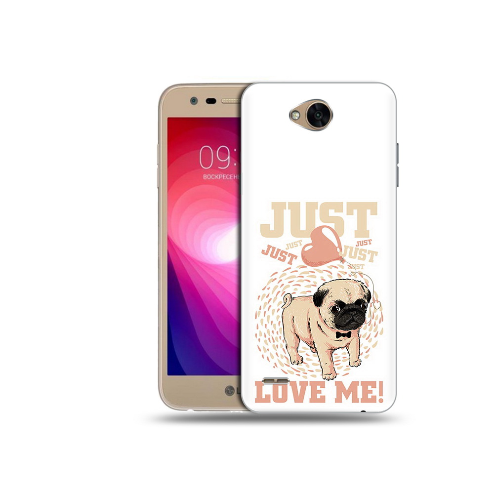 

Чехол MyPads Tocco для LG X Power 2 Люби меня, Прозрачный, Tocco
