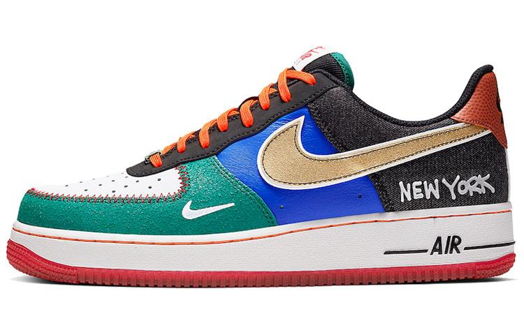 

Кеды унисекс Nike Air Force 1 Low What The NYC разноцветные 40.5 EU, Разноцветный, Air Force 1 Low What The NYC