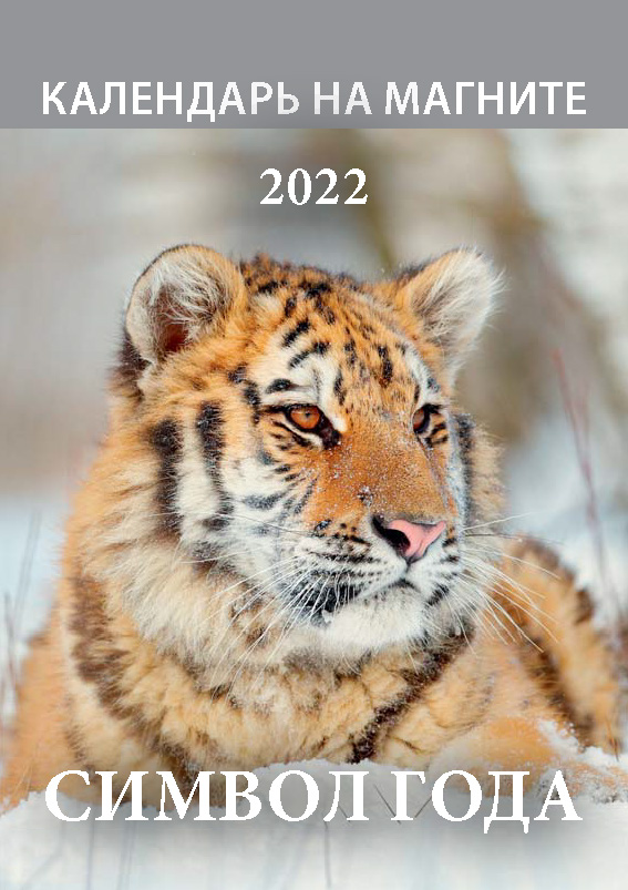 

Календарь отрывной Символ года на 2022 год на магните 13,5 x 9,6 см