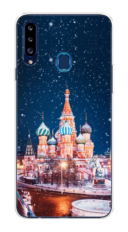 

Чехол на Samsung Galaxy A20s "Москва 1", Коричневый;синий;белый, 2100850-1