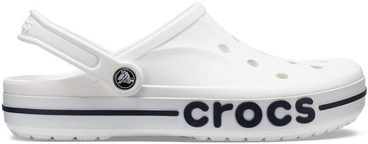 Шлепанцы унисекс Crocs Bayaband Clog белые 12 US