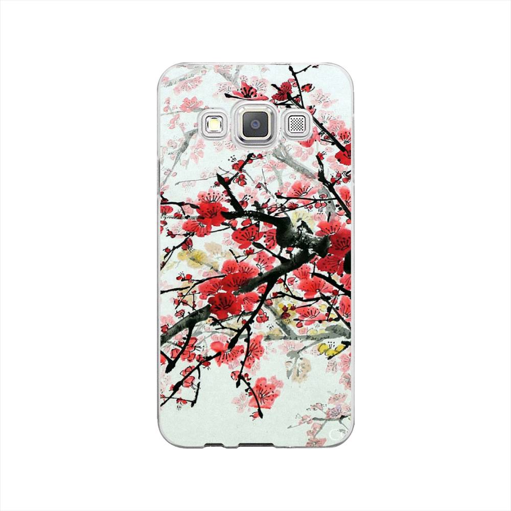 

Чехол Awog на Samsung Galaxy A3 / Самсунг A3 "Сакура", Розовый;черный, 20150-4