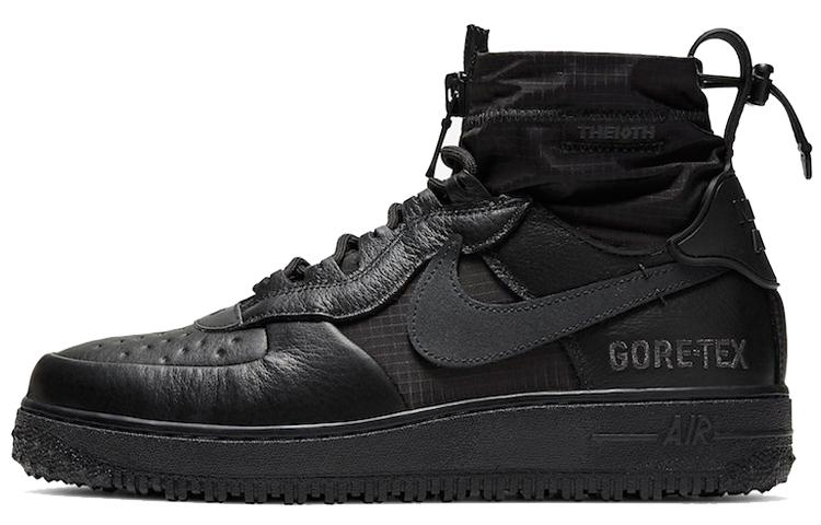 

Кеды унисекс Nike Air Force 1 WTR Gore-Tex Triple Black черные 40 EU, Черный, Air Force 1 WTR Gore-Tex Triple Black