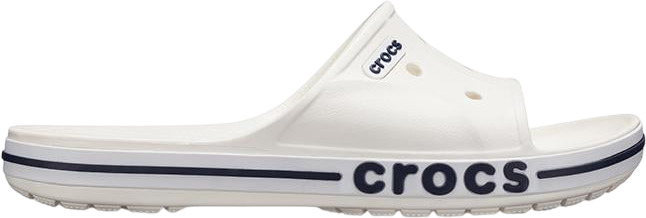 Шлепанцы унисекс Crocs Bayaband Slide белые M4 US; W6 US