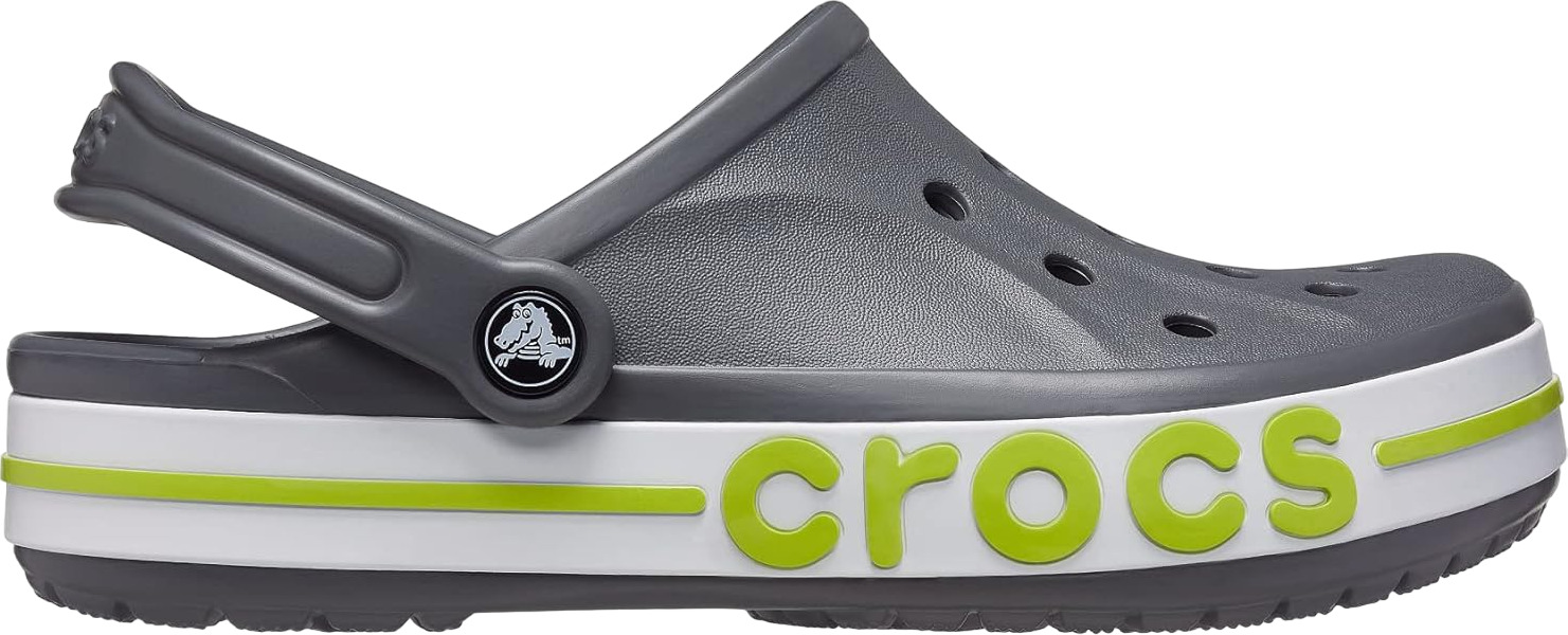 Шлепанцы унисекс Crocs Bayaband Clog серые M10 US; W12 US