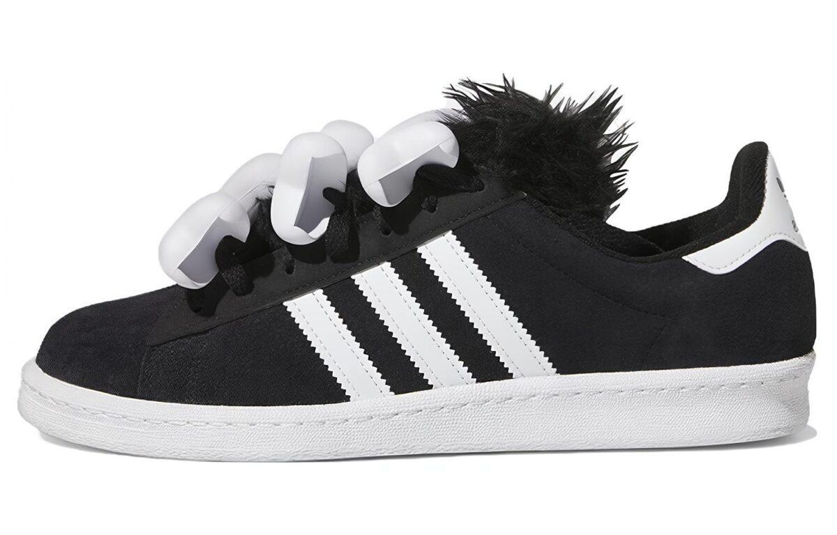 

Кеды унисекс Adidas Jeremy Scott x adidas originals Campus 80s JS Bones черные 42 EU, Черный, Jeremy Scott x adidas originals Campus 80s JS Bones