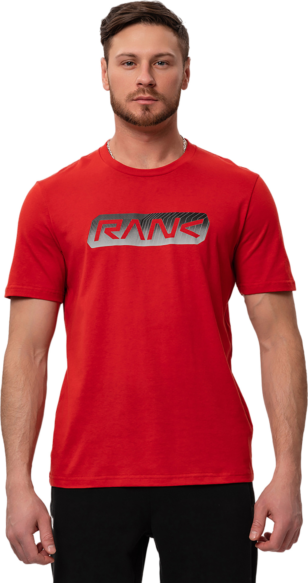 Футболка мужская RANK Sportstyle Chest Big Tee красная S