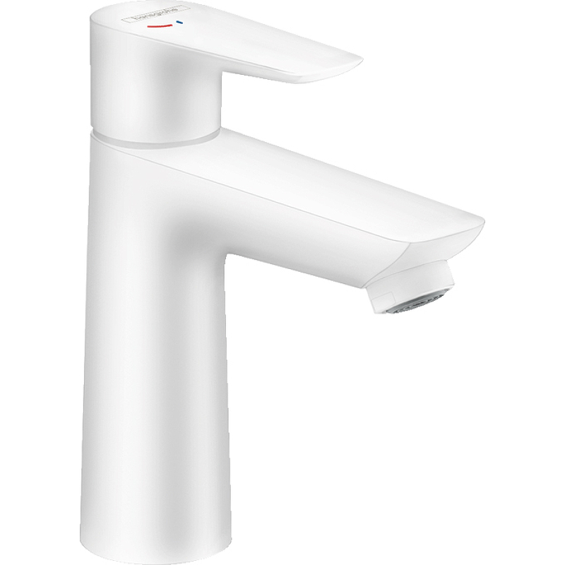 фото Смеситель для раковины hansgrohe talis e 71713700 белый матовый