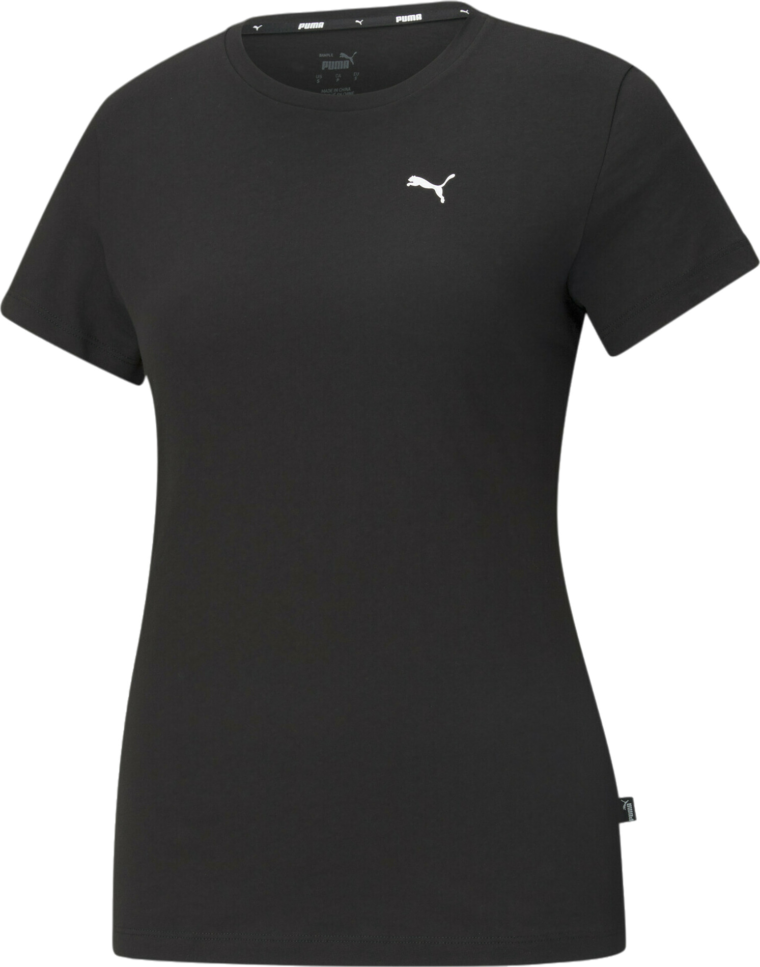 

Футболка женская PUMA Ess Small Logo Tee черная XXS, Черный, Ess Small Logo Tee