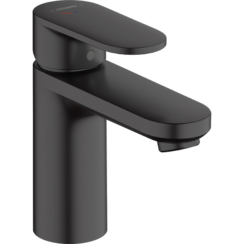 фото Смеситель для раковины hansgrohe vernis blend 71585670 черный матовый