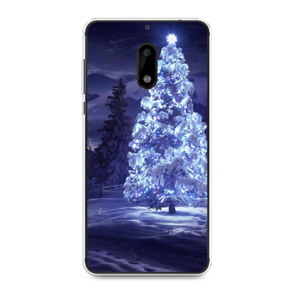 

Чехол на Nokia 6 "Зима 4", Синий;черный;белый, 120350-2