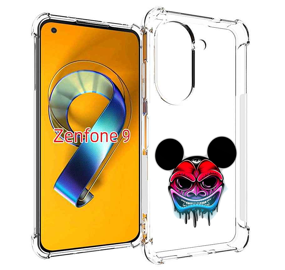 

Чехол MyPads микки в маске для Asus Zenfone 9 (AI2202), Прозрачный, Tocco