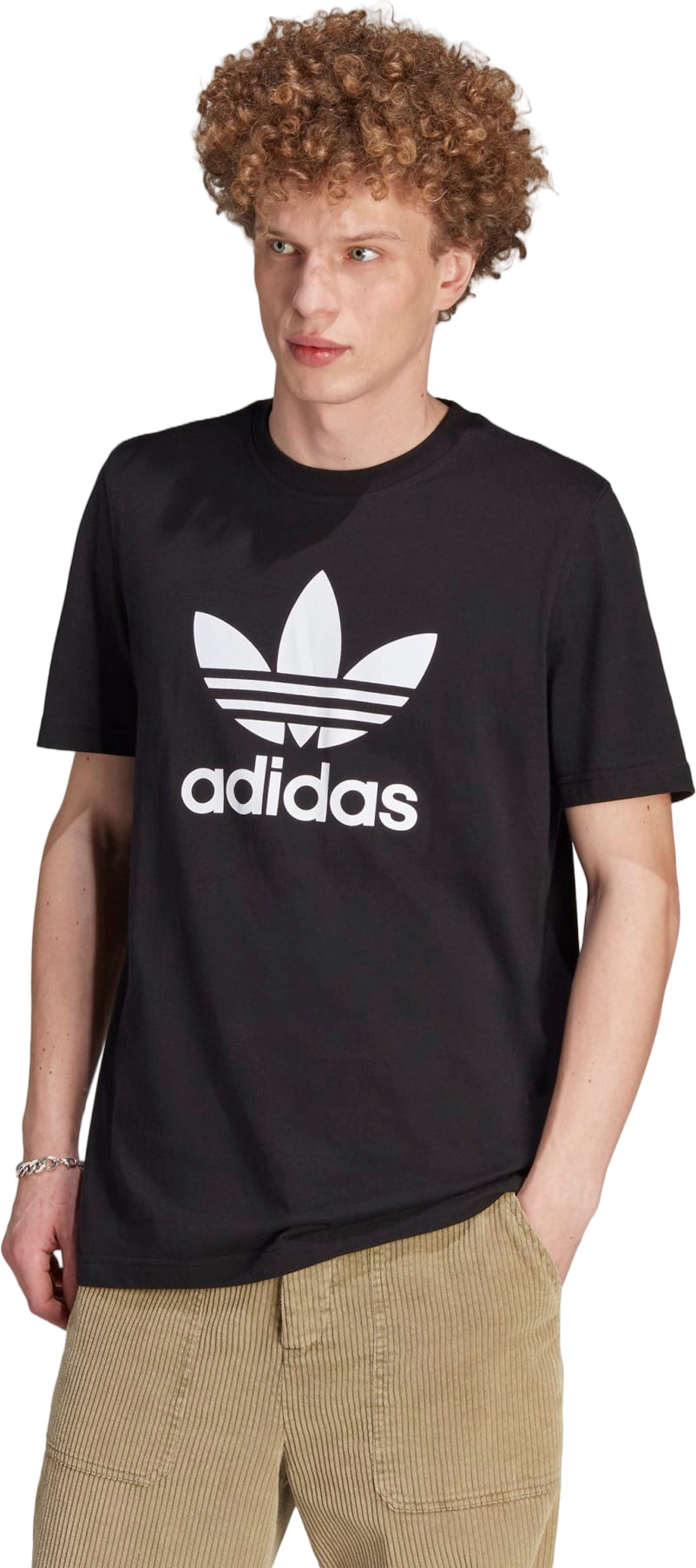 

Футболка мужская Adidas TREFOIL T-SHIRT черная XS, Черный, TREFOIL T-SHIRT