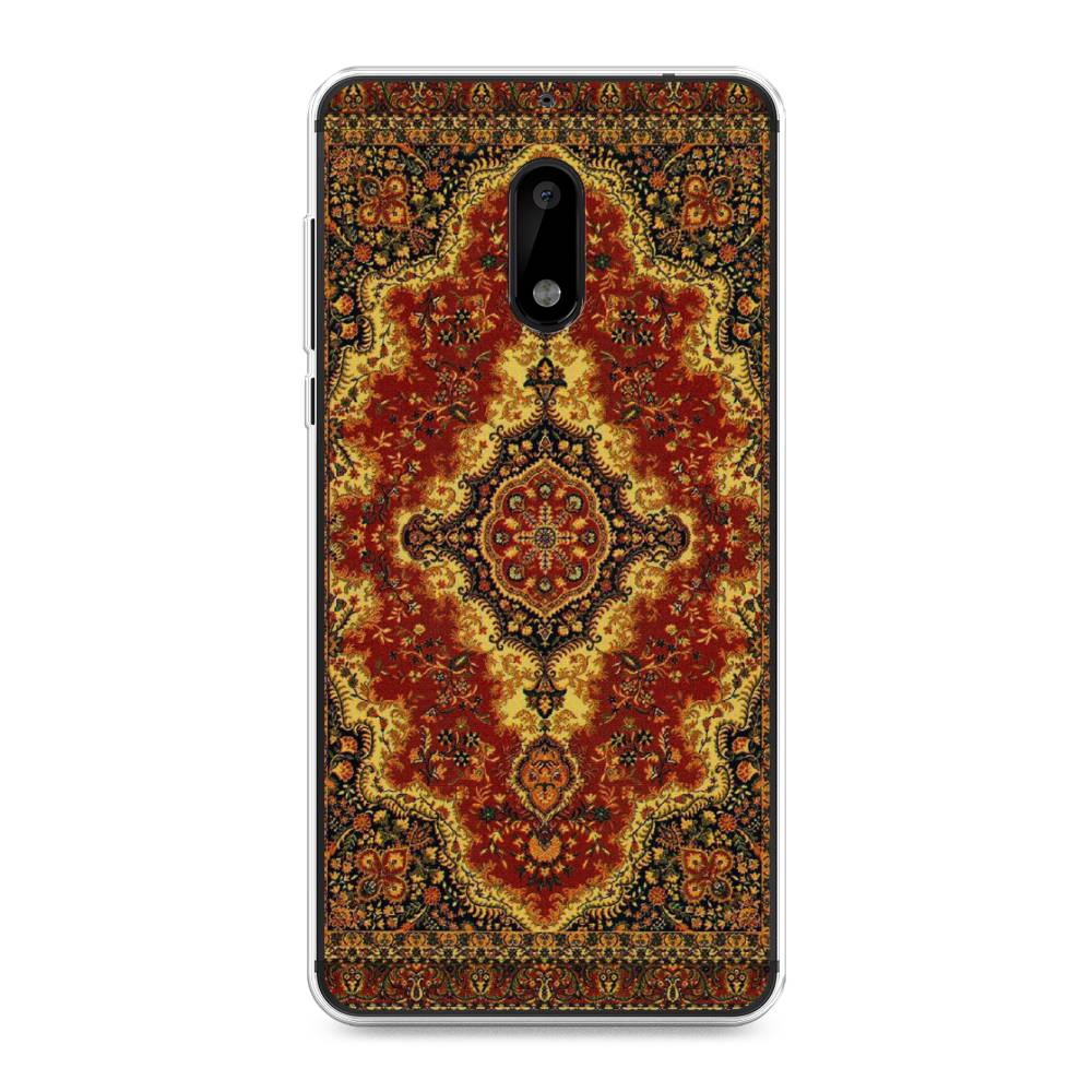 

Чехол на Nokia 6 "Ковер", Коричневый;золотистый;красный, 120350-3