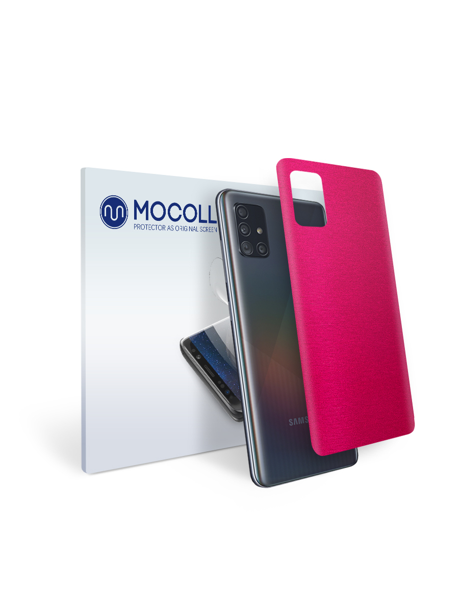 

Пленка защитная MOCOLL для задней панели Samsung GALAXY A6 S Металлик розовый