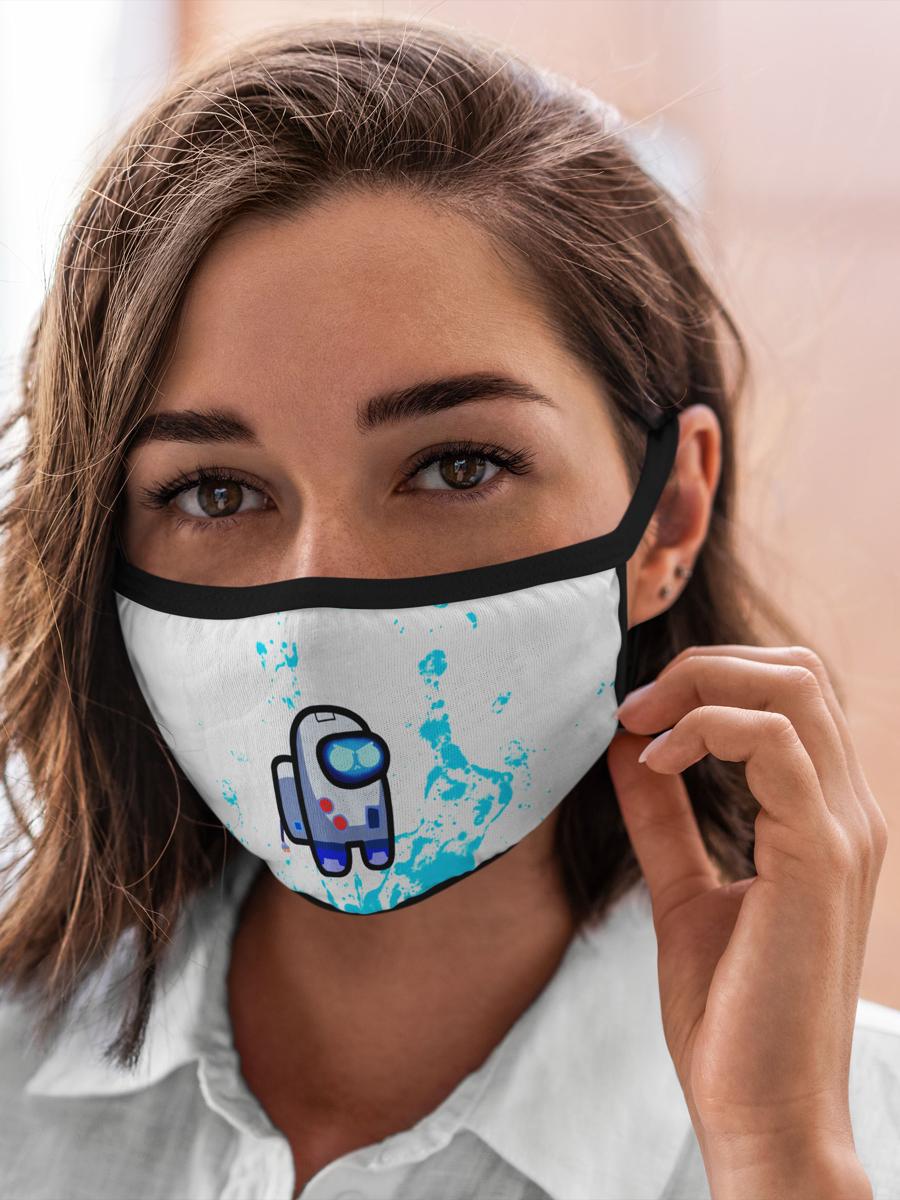 

Многоразовая маска унисекс Burnettie Among Us, Разноцветный, Among Us