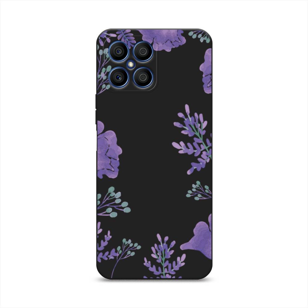 

Чехол Awog на Honor X8 "Сиреневая цветочная рамка", Прозрачный;фиолетовый, 6107652-1