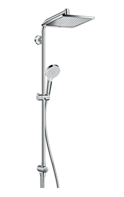 27289000 Crometta E 240 1jet Showerpipe Reno EcoSmart 9 л/мин душевая система без смесител