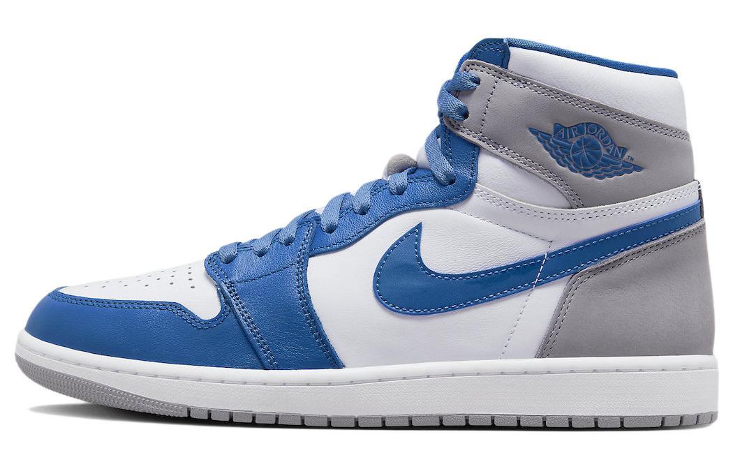 

Кеды унисекс Jordan Air Jordan 1 High OG True Blue синие 40 EU, Синий, Air Jordan 1 High OG True Blue