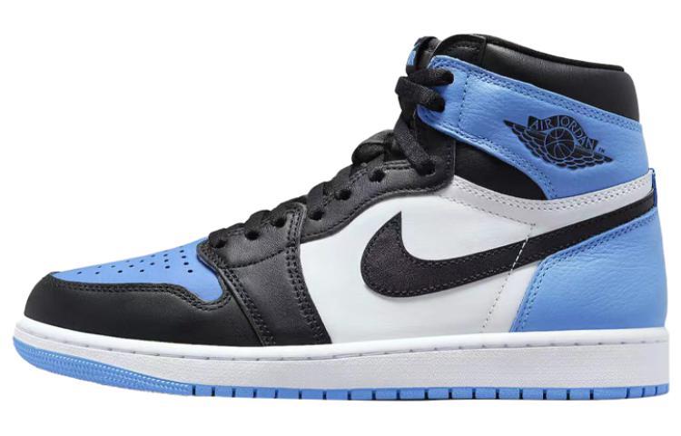 

Кеды унисекс Jordan Air Jordan 1 High OG University Blue разноцветные 40.5 EU, Разноцветный, Air Jordan 1 High OG University Blue