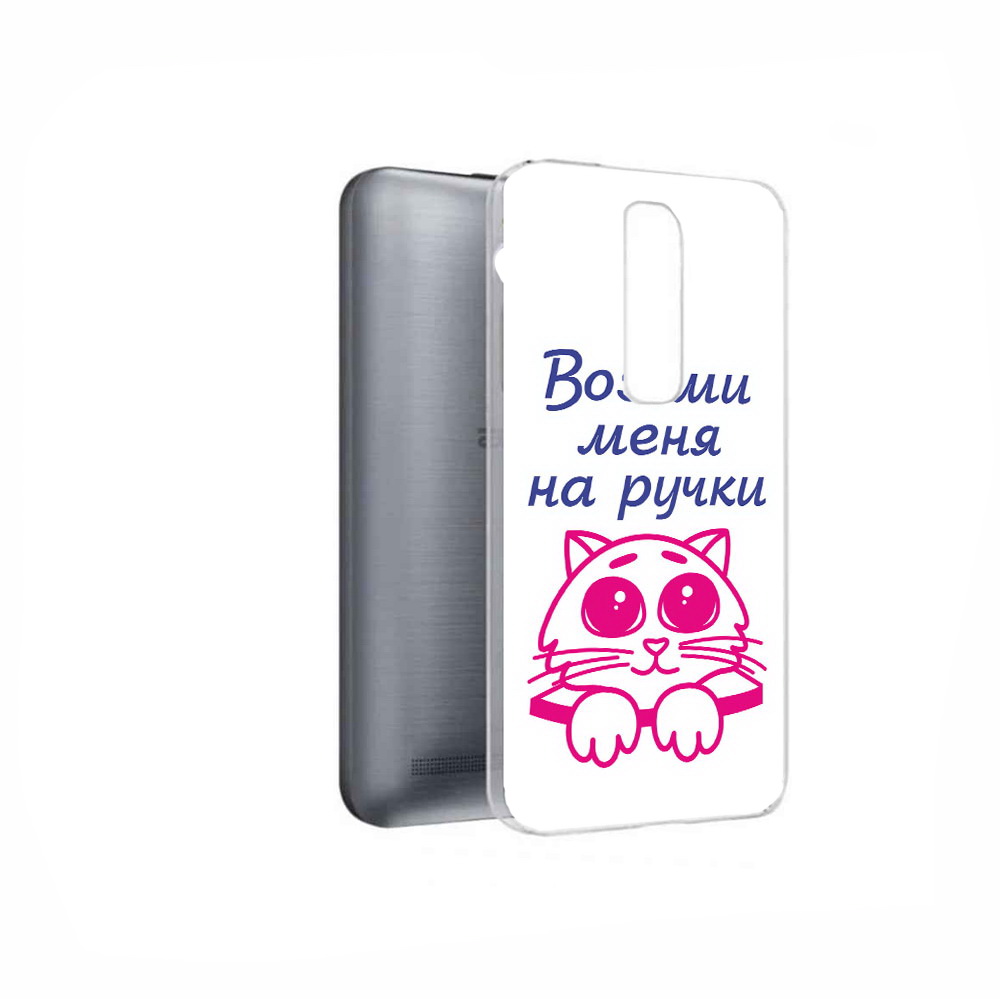 

Чехол MyPads Tocco для Asus ZenFone 2 Laser (ZE601KL) мяу, Прозрачный, Tocco