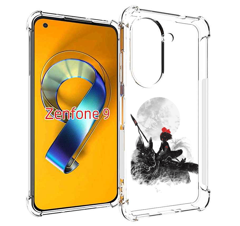 

Чехол MyPads мононоке для Asus Zenfone 9 (AI2202), Прозрачный, Tocco