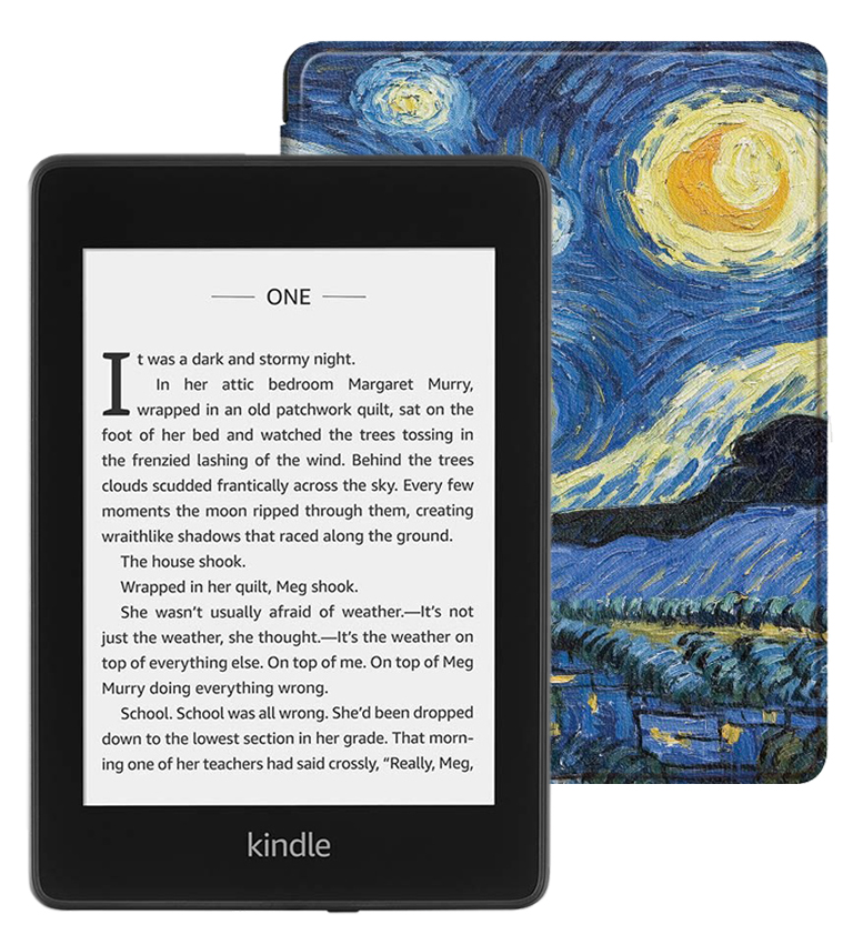 фото Amazon kindle paperwhite 2018 8gb special offer + обложка van gogh