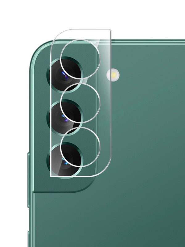 

Защитное стекло для Samsung Galaxy S22 на камеру 2 шт гибридное прозрачное, Samsung Galaxy S22