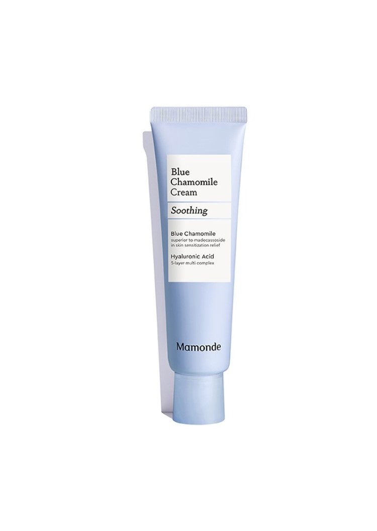

Увлажняющий крем для лица Mamonde blue chamomile soothing repair cream