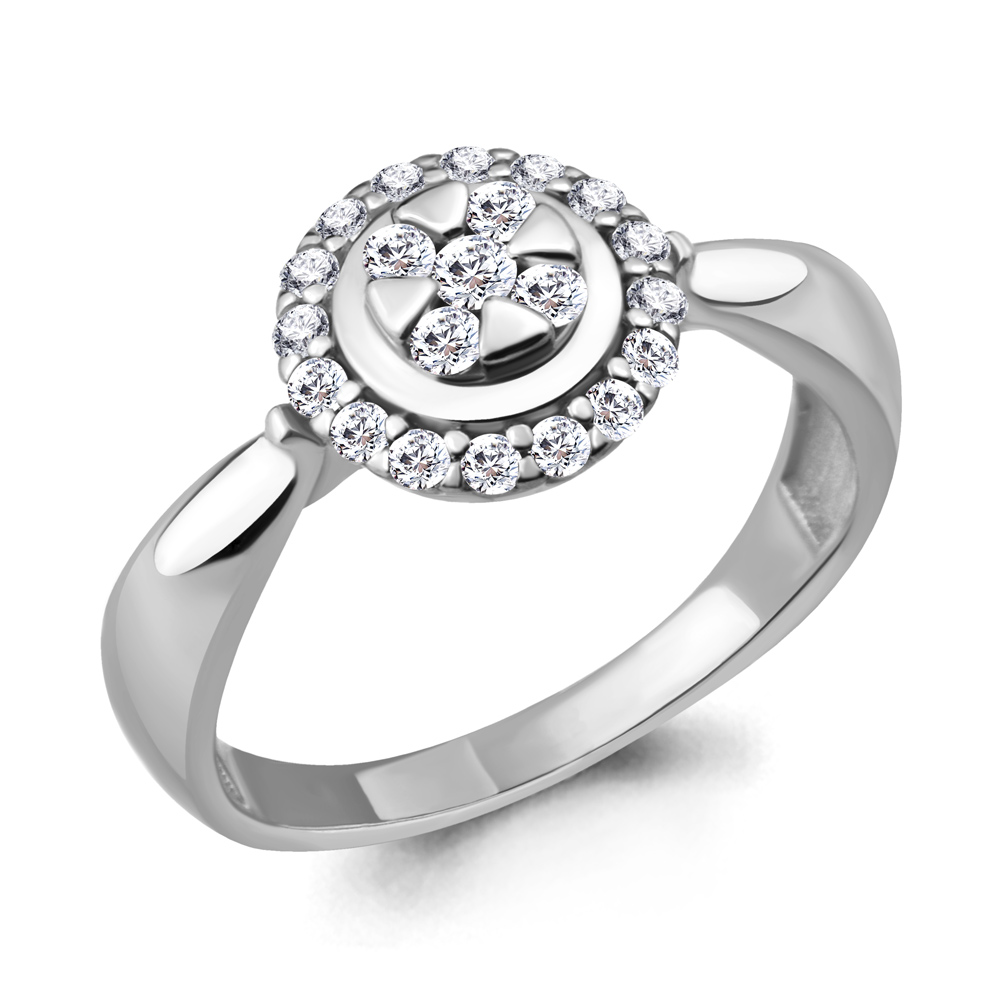 

Кольцо из серебра р. 19,5 AQUAMARINE 68615А_925_р, 68615А_925_р